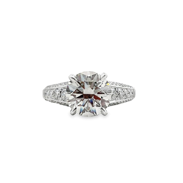 Lab Grown White Gold Diamond Engagement Ring