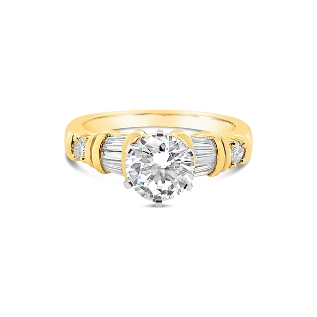 Yellow Gold Diamond Engagement Ring