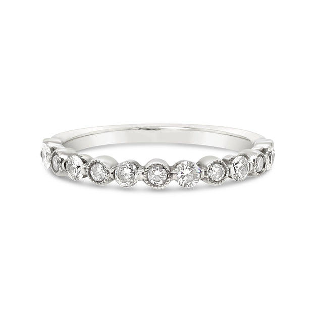White Gold Diamond Wedding Band