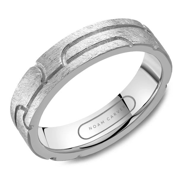 Noam Carver Men's "Bridal" Wedding Band