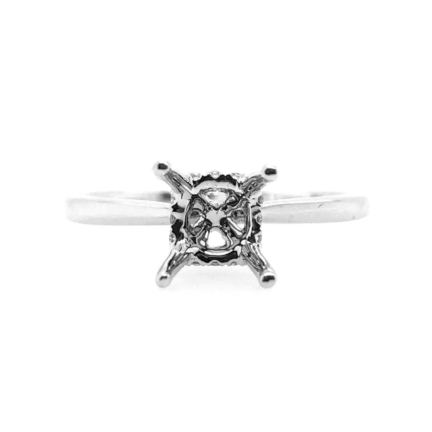 White Gold Solitaire Engagement Ring