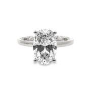 A. JAFFE Halo Engagement Ring