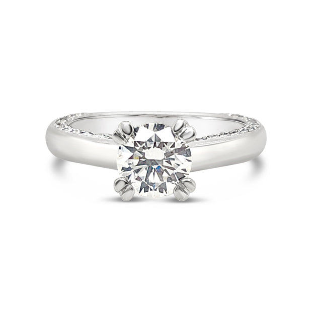 White Gold Diamond Engagement Ring