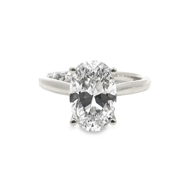 A. JAFFE Halo Engagement Ring