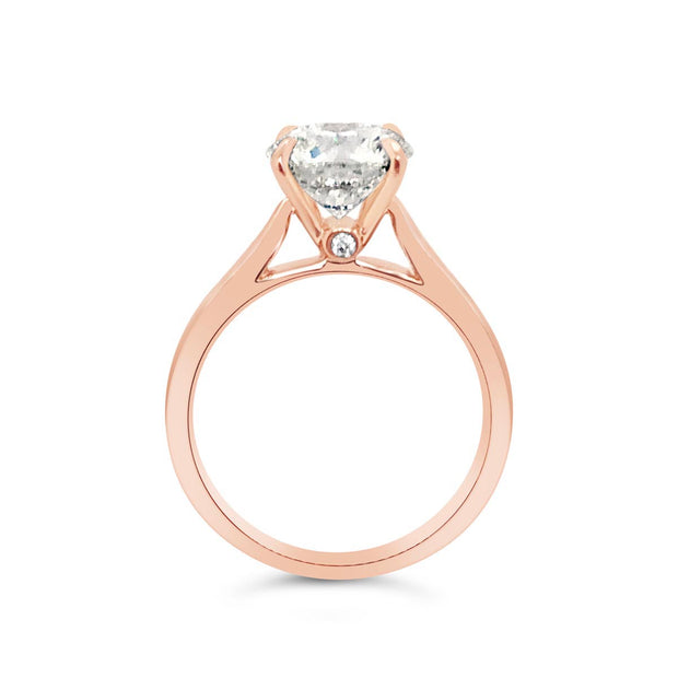 Rose Gold Solitaire Engagement Ring