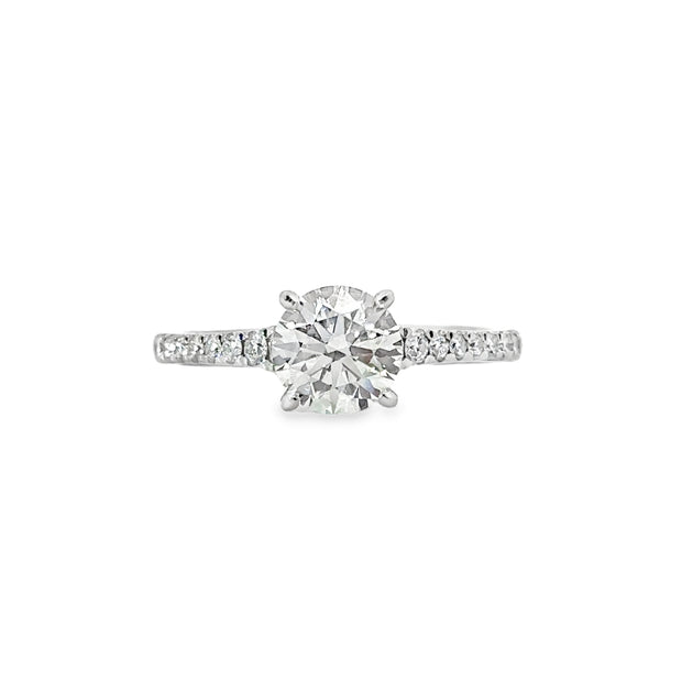 Lab Grown Platinum Diamond Engagement Ring