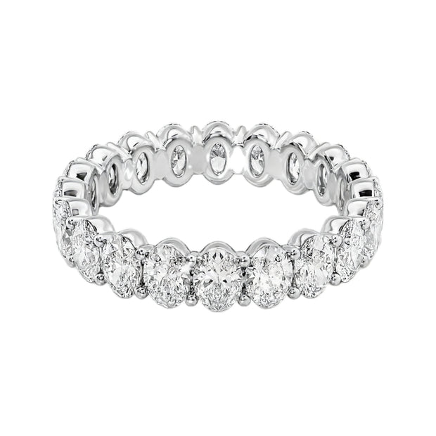 Lab Grown White Gold Diamond Eternity Band