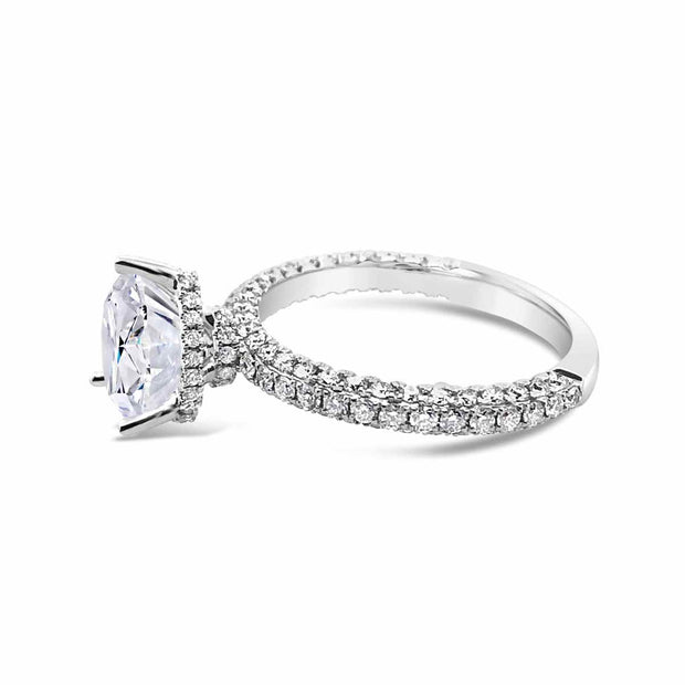 White Gold Diamond Engagement Ring