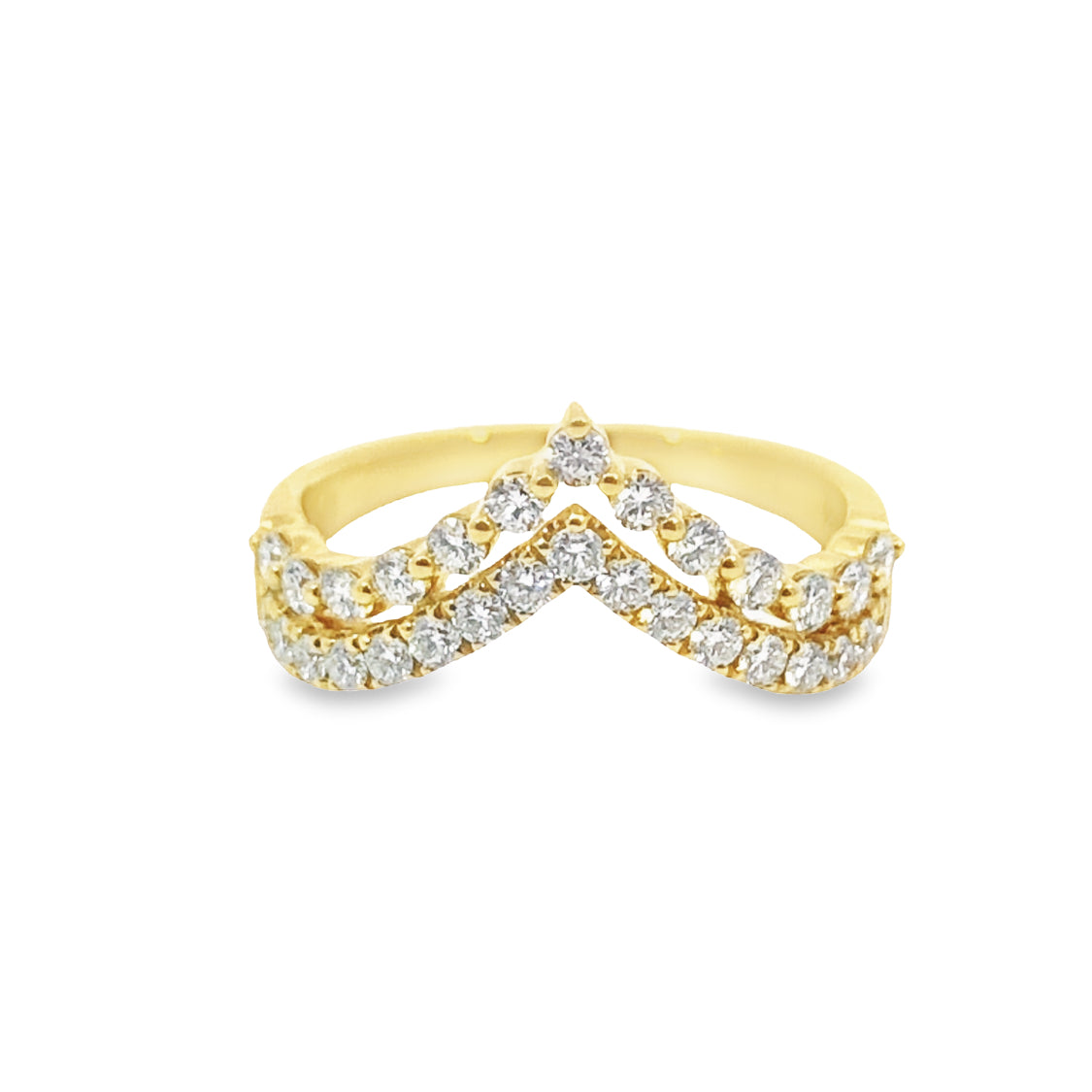 Yellow Gold Diamond Fashion Ring