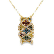 LeVian Yellow Gold Diamond Pendant