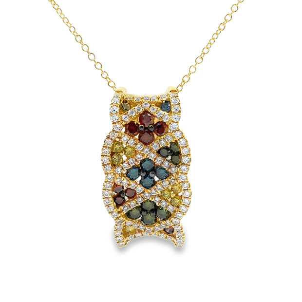 LeVian Yellow Gold Diamond Pendant