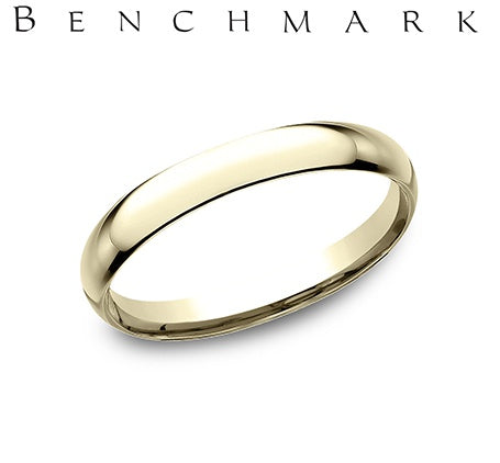 Benchmark Yellow Gold Wedding Band