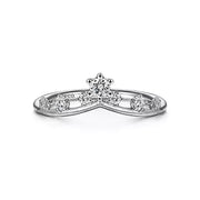GABRIEL & CO "Stackable" Wedding Band