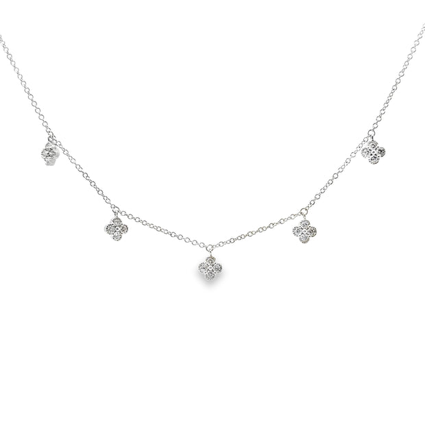White Gold Diamond Fashion Necklace