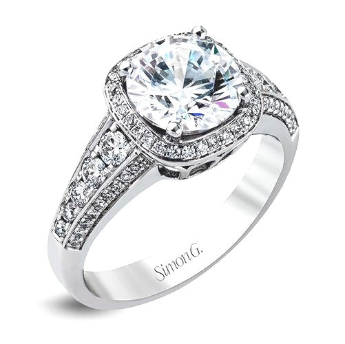 Simon G. "Passion" Halo Engagement Ring