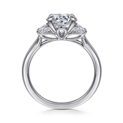 GABRIEL & CO "Lotus" Engagement Ring