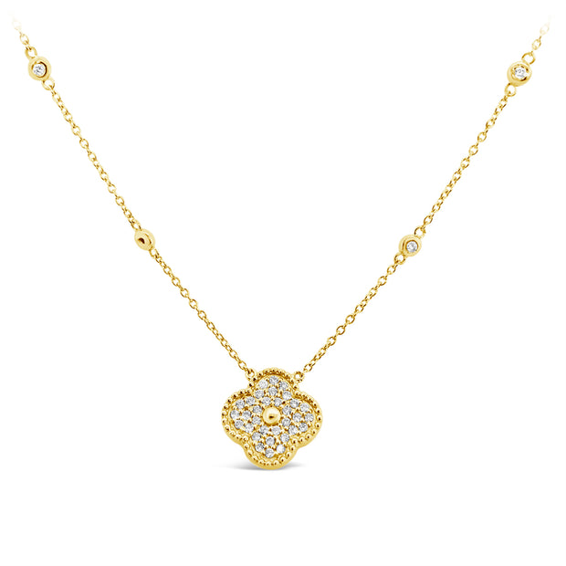 Yellow Gold Diamond Fashion Necklace