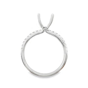 White Gold Diamond Engagement Ring
