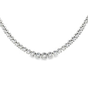 White Gold Diamond Rivera 16" Tennis Necklace