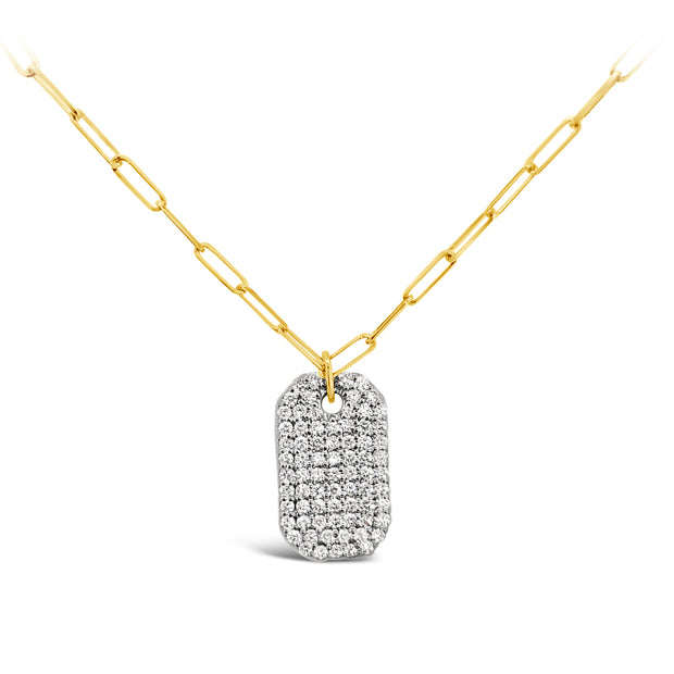 Yellow Gold Diamond Fashion Pendant