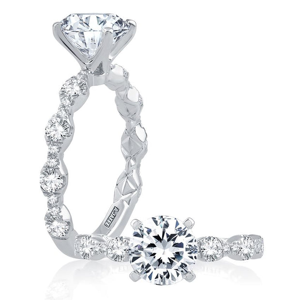 A. JAFFE Diamond Engagement Ring