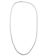 Forevermark 21.46 Cttw. White Gold Diamond Tennis Necklace