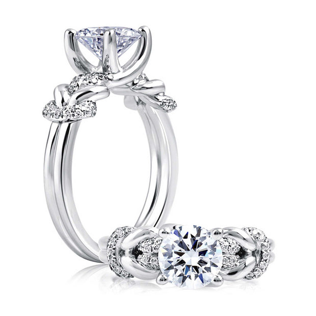 A. JAFFE Diamond Engagement Ring