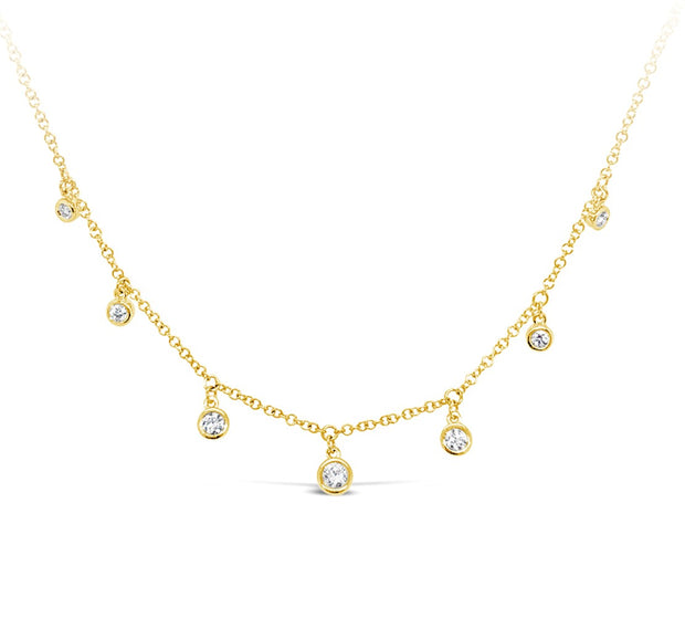 Yellow Gold Diamond Fashion Necklace