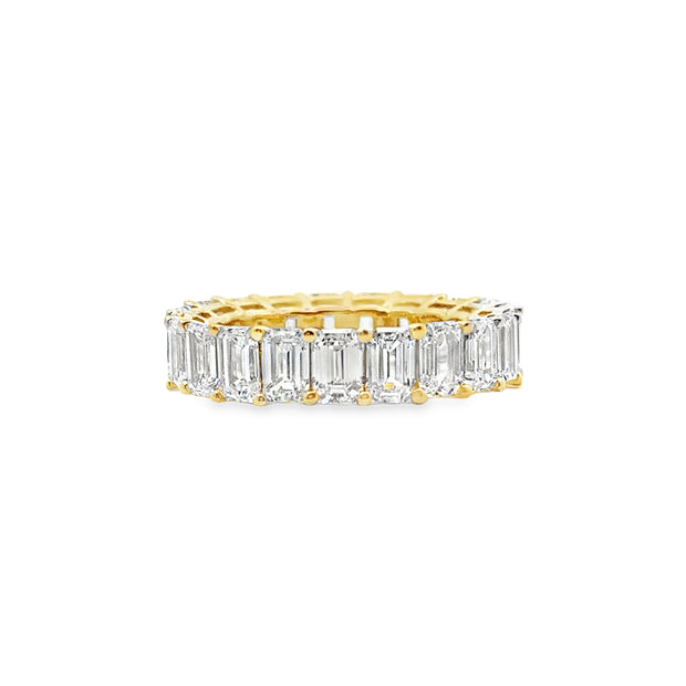 Lab Grown Yellow Gold Diamond Eterinty Band
