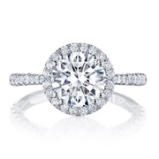 Tacori "Petite Crescent" Engagement Ring