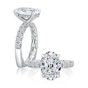 A. JAFFE Diamond Engagement Ring