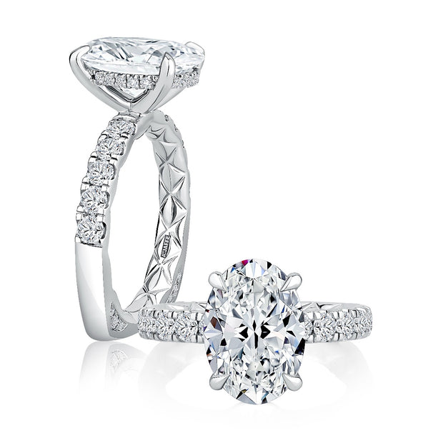 A. JAFFE Diamond Engagement Ring