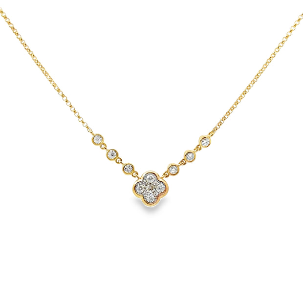 Yellow Gold Diamond Fashion Necklace