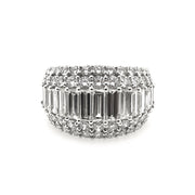 White Gold Diamond Fashion Ring