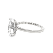 A. JAFFE Halo Engagement Ring