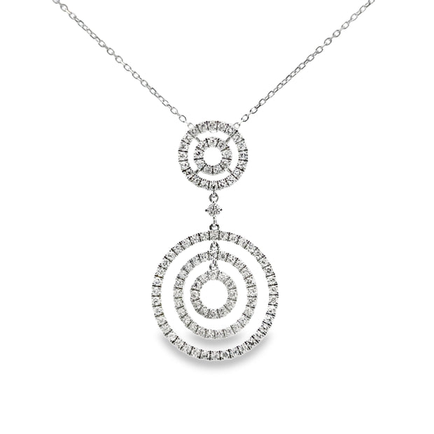 White Gold Diamond Fashion Necklace