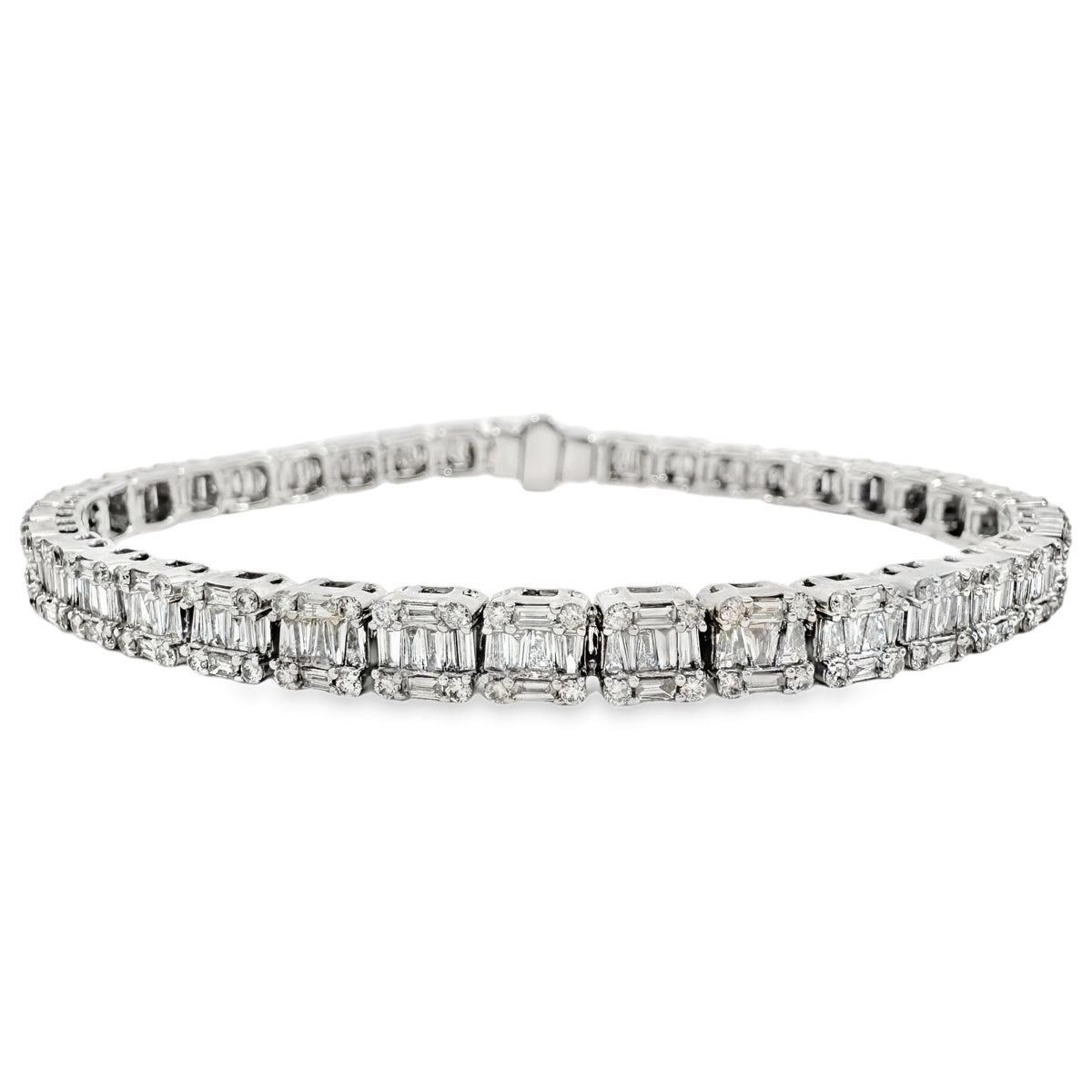 White Gold Diamond Fashion Bracelet