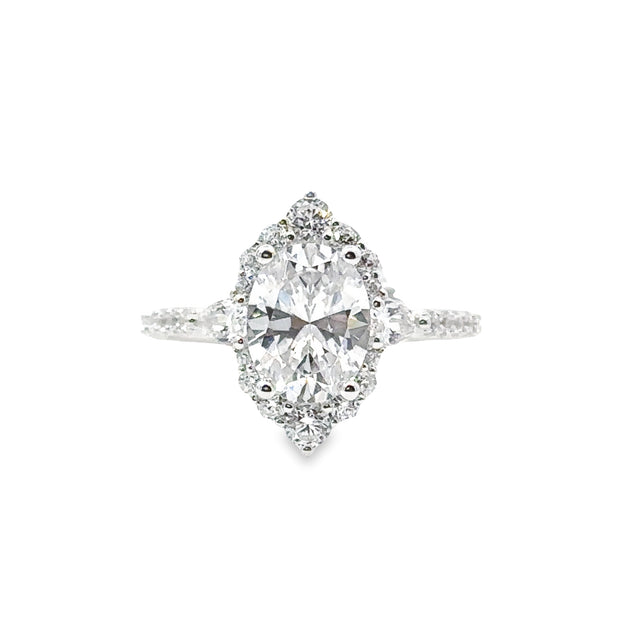 Padis Classique Halo Engagement Ring