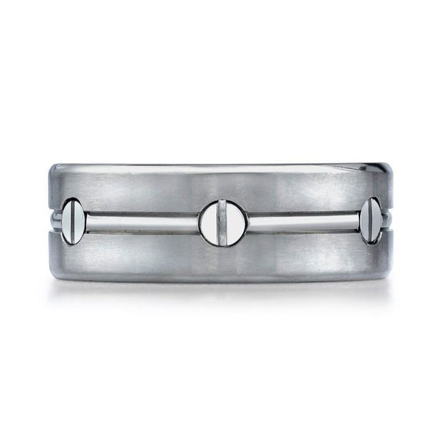 Benchmark Titanium Men's Wedding Band