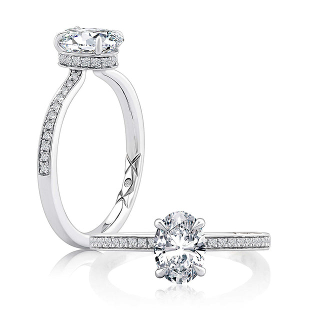 A. JAFFE Diamond Engagement Ring