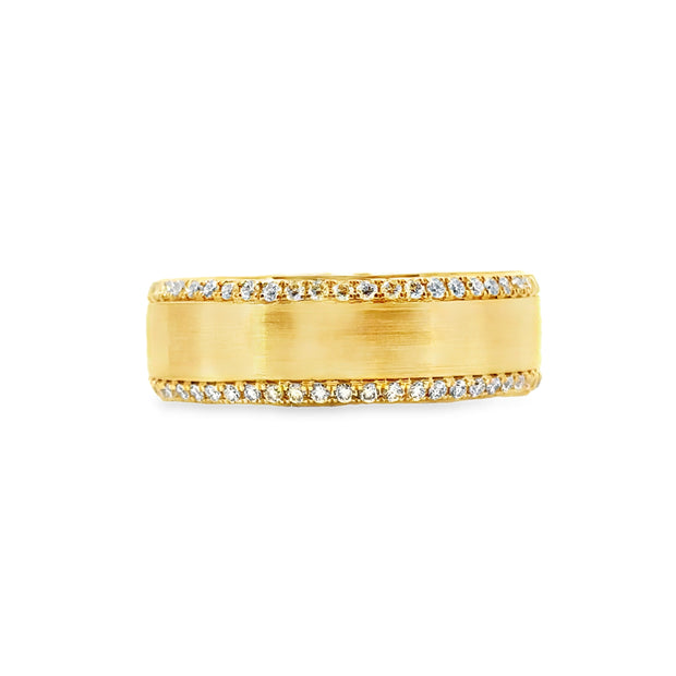 A. JAFFE Men's Diamond Wedding Band