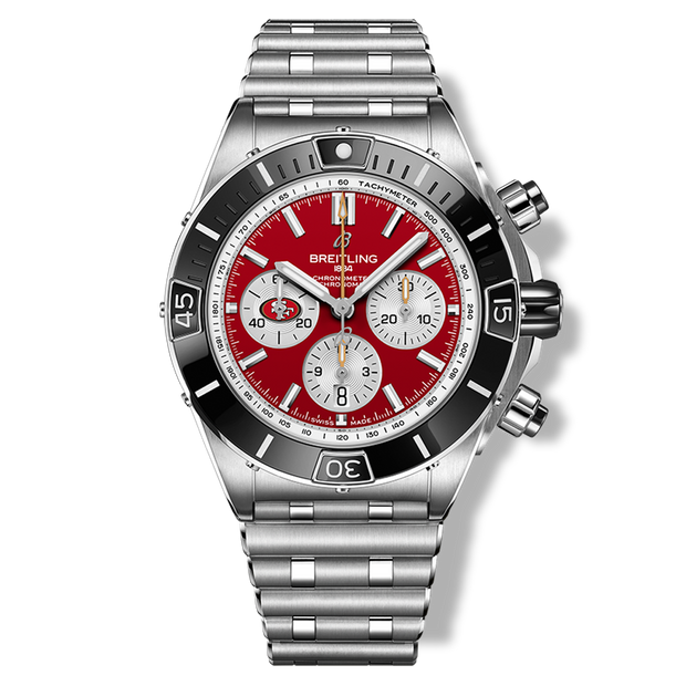 BRIETLING - Super Chornomat B01 Chronograph 44 - NFL San Francisco 49ers Edition