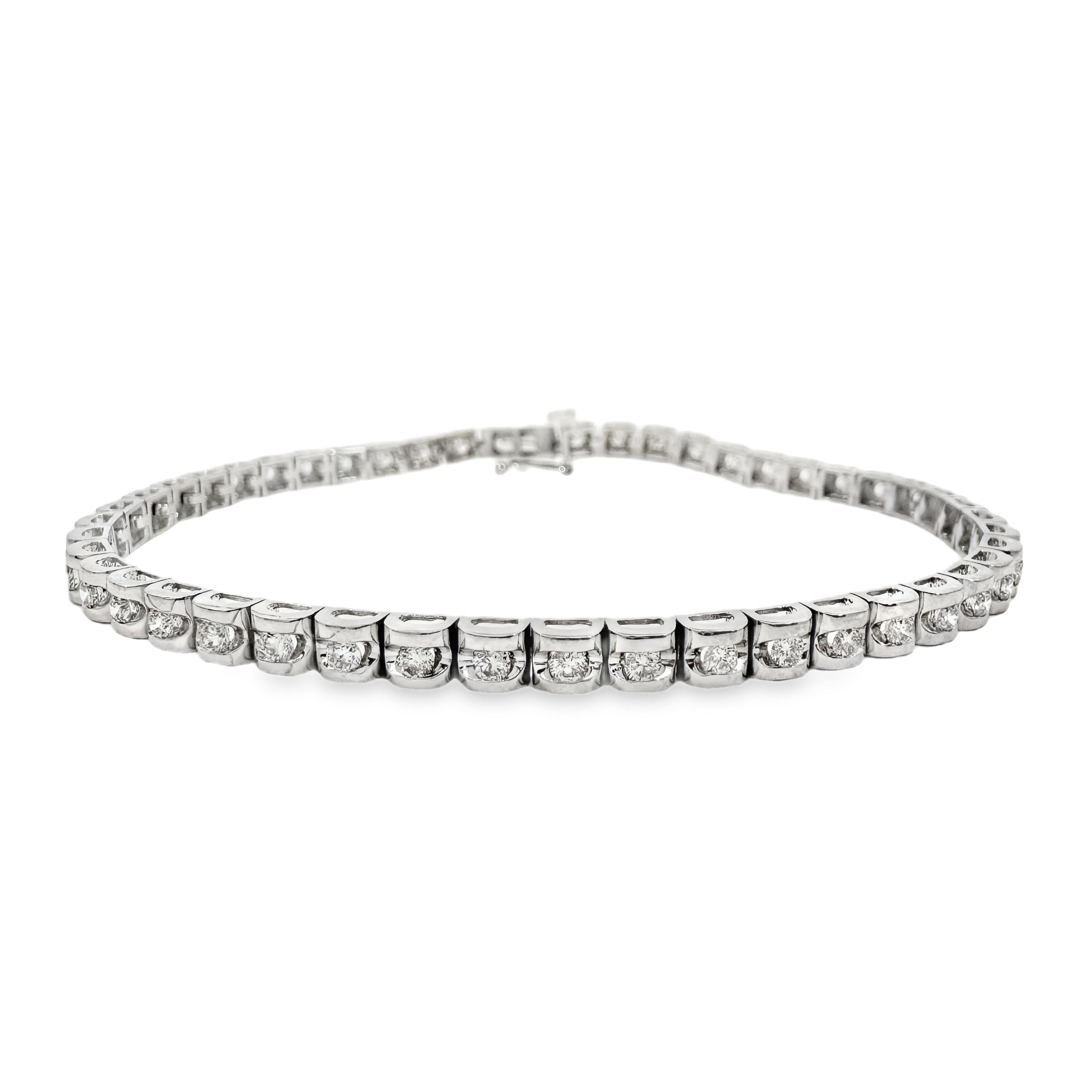 White Gold 1.00 Cttw. Diamond Tennis Bracelet