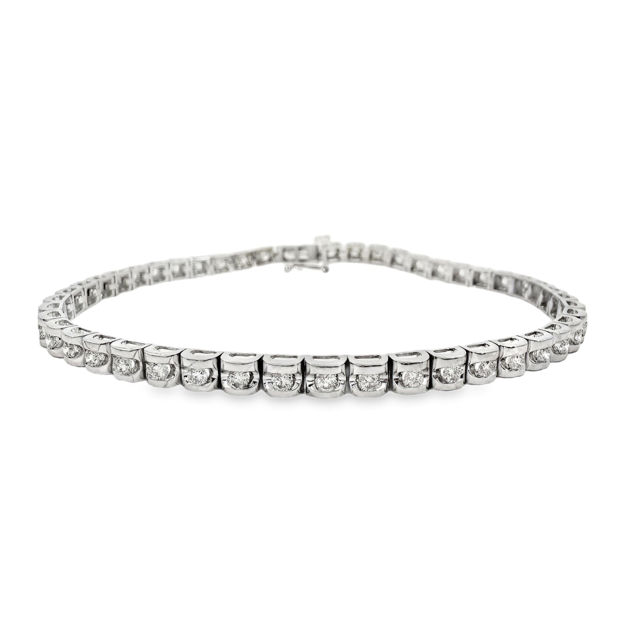 White Gold 1.00 Cttw. Diamond Tennis Bracelet