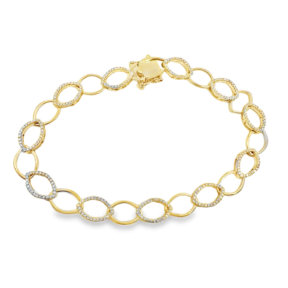 Yellow Gold Diamond Fashion Bracelet