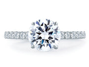 A. JAFFE Diamond Engagement Ring