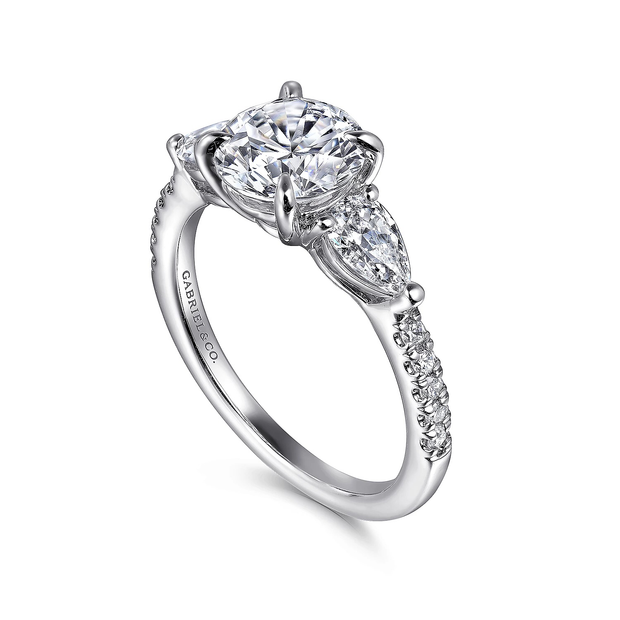 GABRIEL & CO "Classic" Engagement Ring