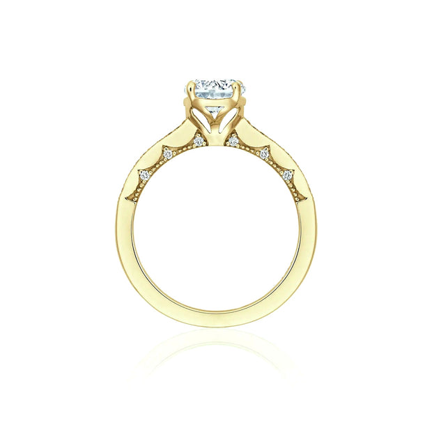 Tacori "Coastal Crescent" Engagement Ring