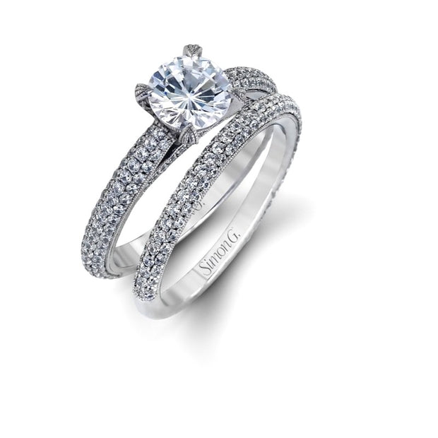 Simon G. Diamond Wedding Set