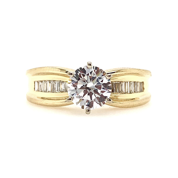 Yellow Gold Diamond Engagement Ring